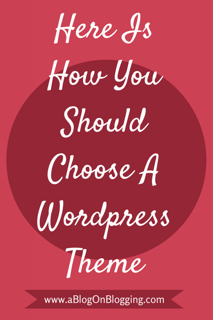 Here Is How You Should Choose A WordPress Theme