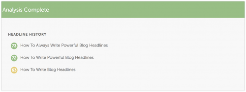 CoSchedule Headline Analysis Compare Feature