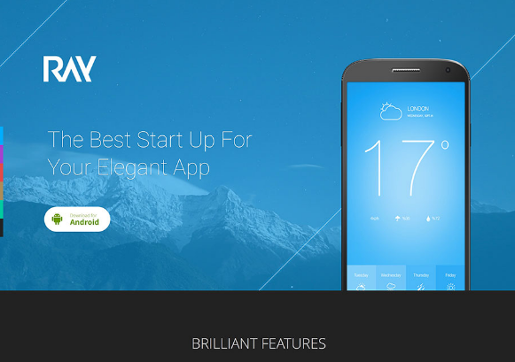 Ray WordPress theme