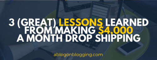 $4,000 A Month Drop Shipping