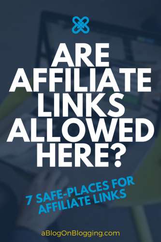 where are affiliate links allowed