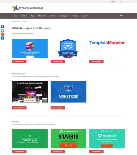 templatemonster affiliate banners