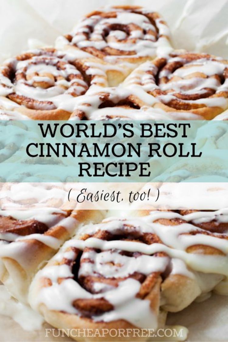 The World's Best Cinnamon Recipe: The world's best homemade cinnamon roll recipe…from a bread machine?! You bet your buckets, pal! My cinnamon roll rant on Saturday reminded me how much I really do love homemade cinnamon rolls, and that I really do have the easiest, most delicious cinnamon roll recipe…made mostly in the bread machine!