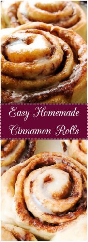 Easy Home Made Cinnamon Roll Recipe