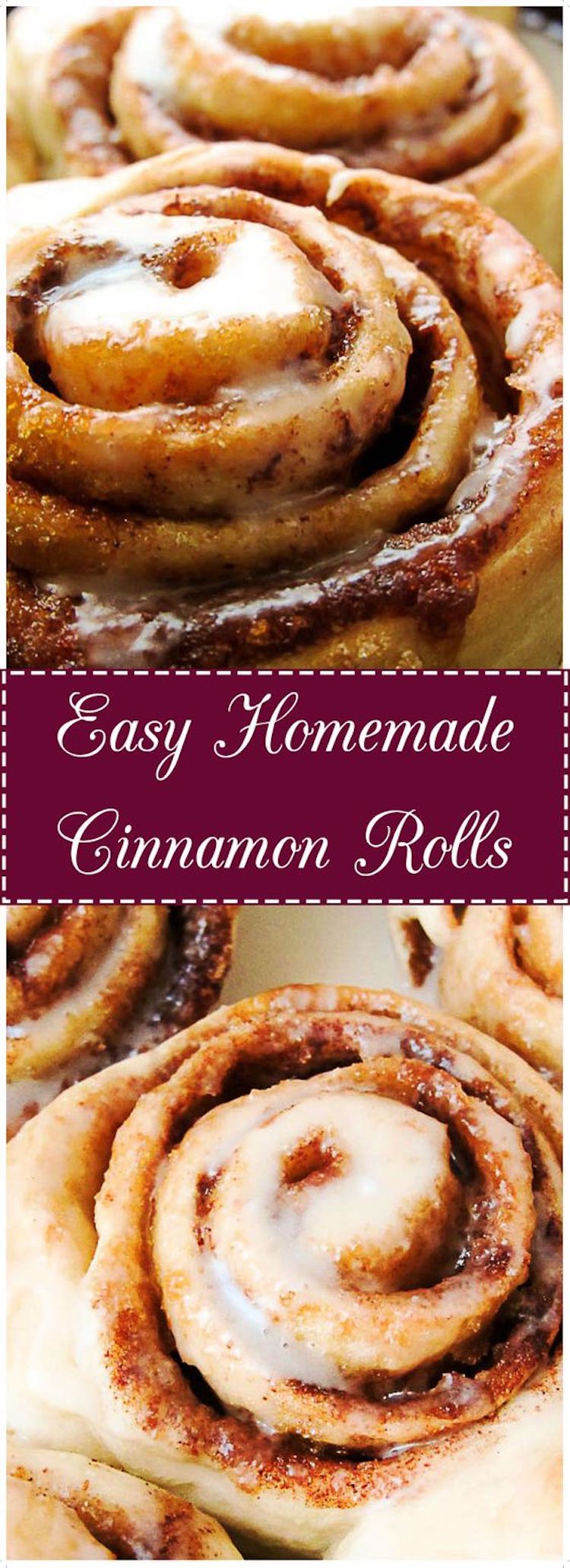 Easy Home Made Cinnamon Roll Recipe: Who doesn't like a warm, gooey cinnamon roll fresh from the oven? You do? Well, this is just the one for you. Continue reading this recipe on BerlysKitchen.com.