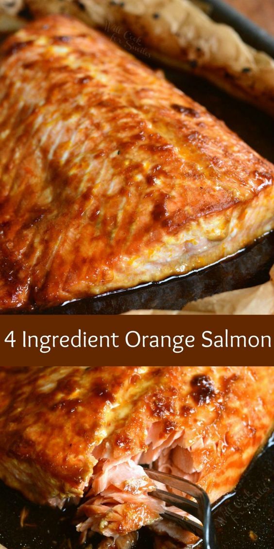 The 4-Ingredient Orange Salmon