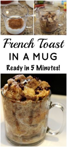 French Toast Mug Recipe: Ready In 5 Minutes