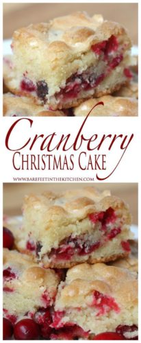 Delicious Cranberry Christmas Cake Recipe