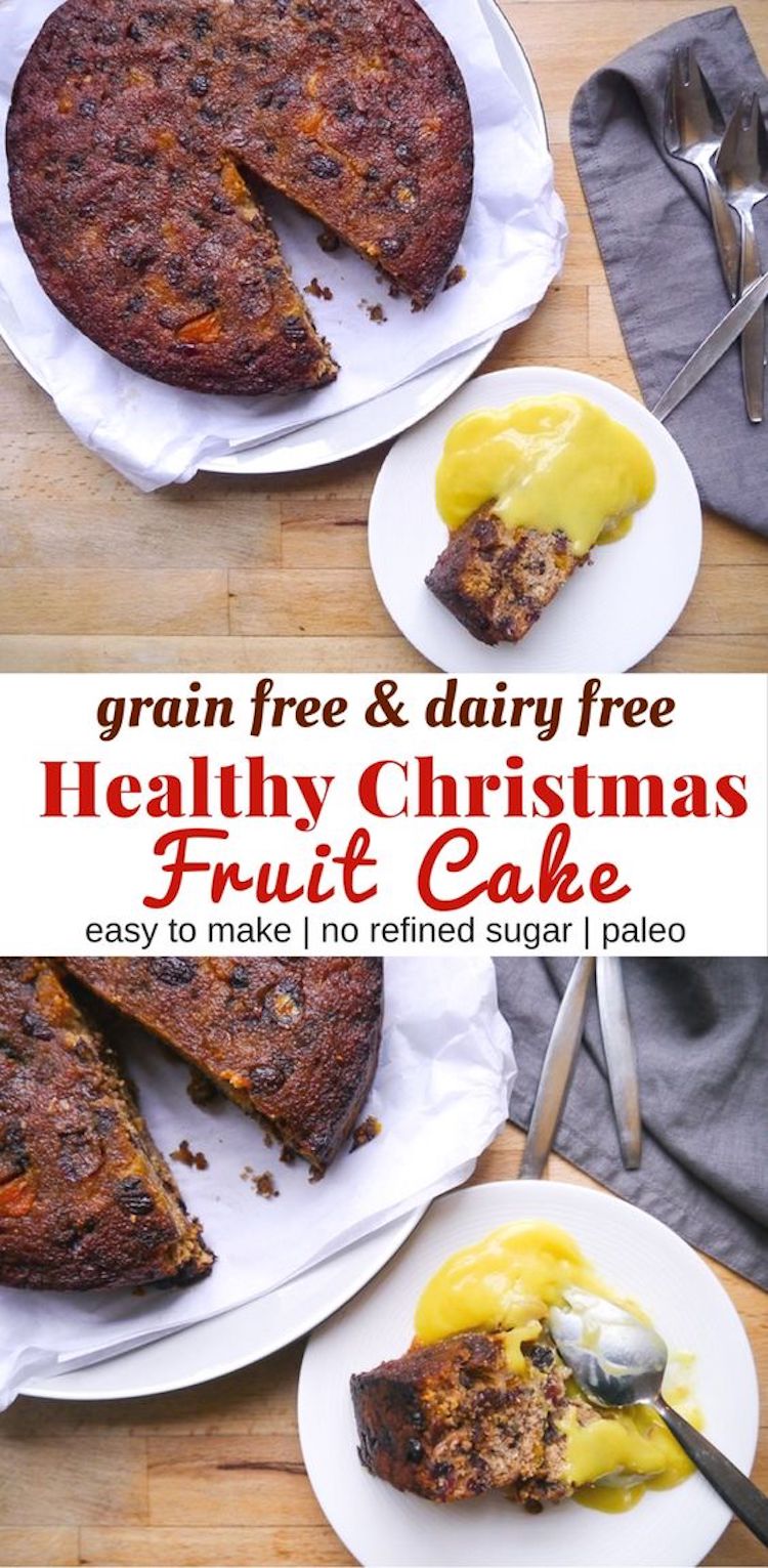 Healthy Christmas Fruit Cake (Grain Free)