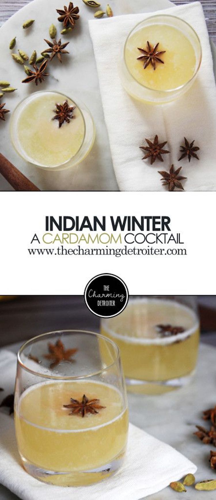 Indian Winter: A Cardamon Cocktail