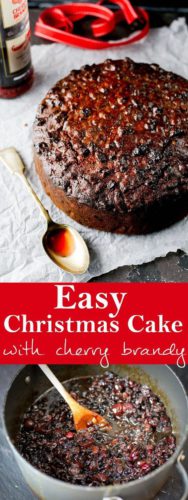 Easy Christmas Cake Recipe (With Cherry Brandy)