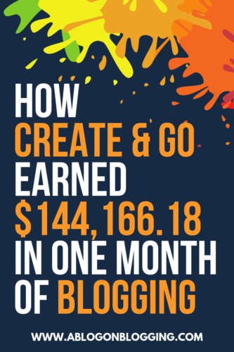 earn $140,000 a month blogging