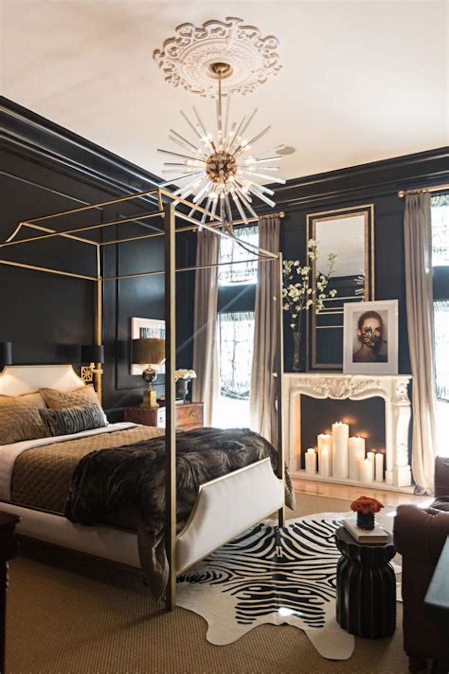 15 Seductive Black Gold Bedrooms Ideas For The Modern Home