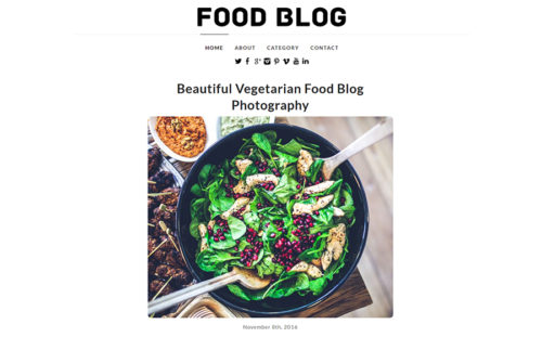 #4: Food Blog (Free)