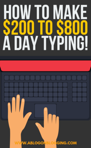 How To Make $200 to $800 A Day Typing! (OMG)