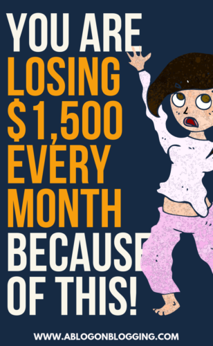 You Are Losing $1,500 Every MONTH Because Of This!