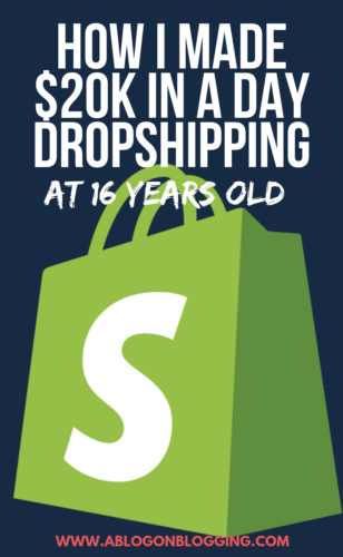 How I Made $20k In A Day Dropshipping At 16 Years Old